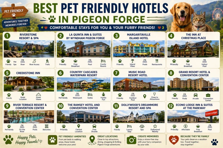 Best pet friendly hotels in Pigeon Forge