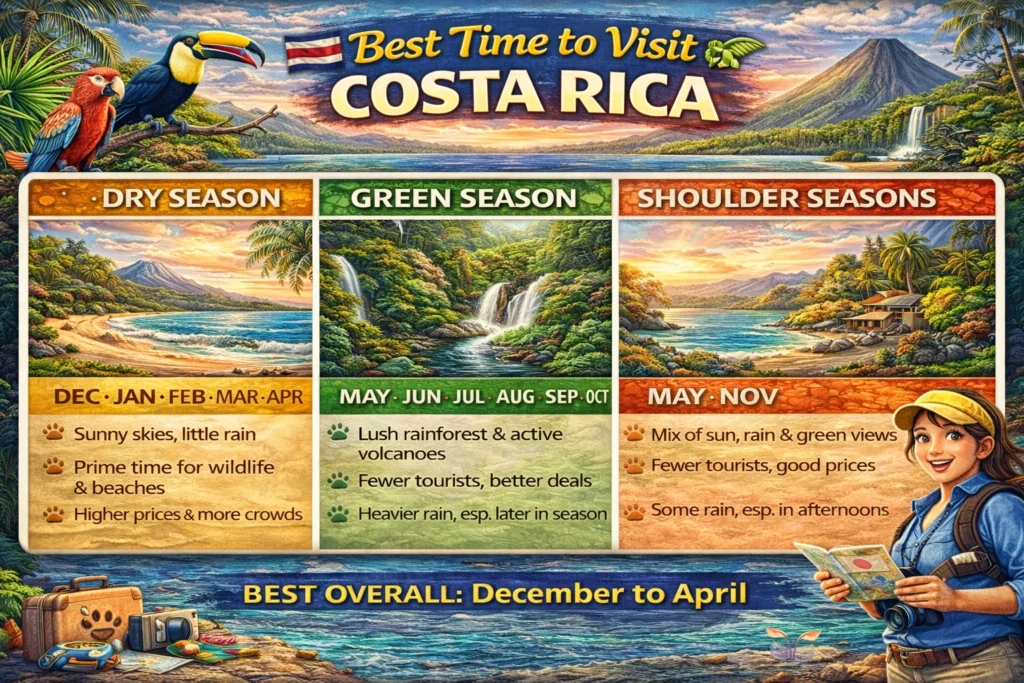 Best time to visit Costa Rica