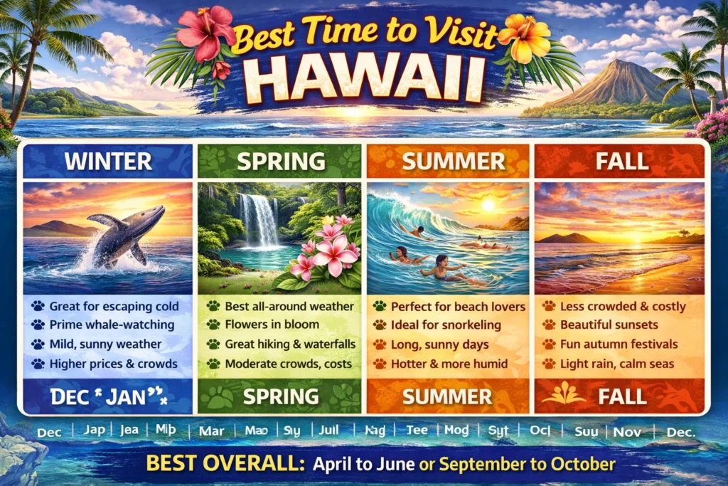 Best time to visit Hawaii