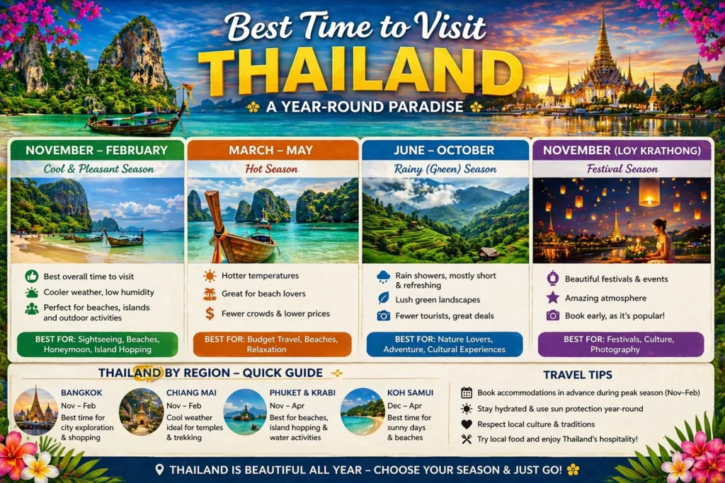 Best time to visit Thailand