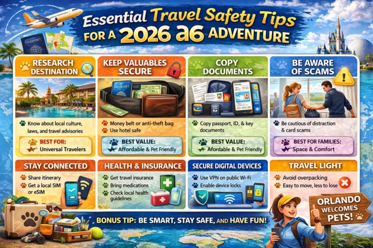 Travel safety tips for stress-free adventures
