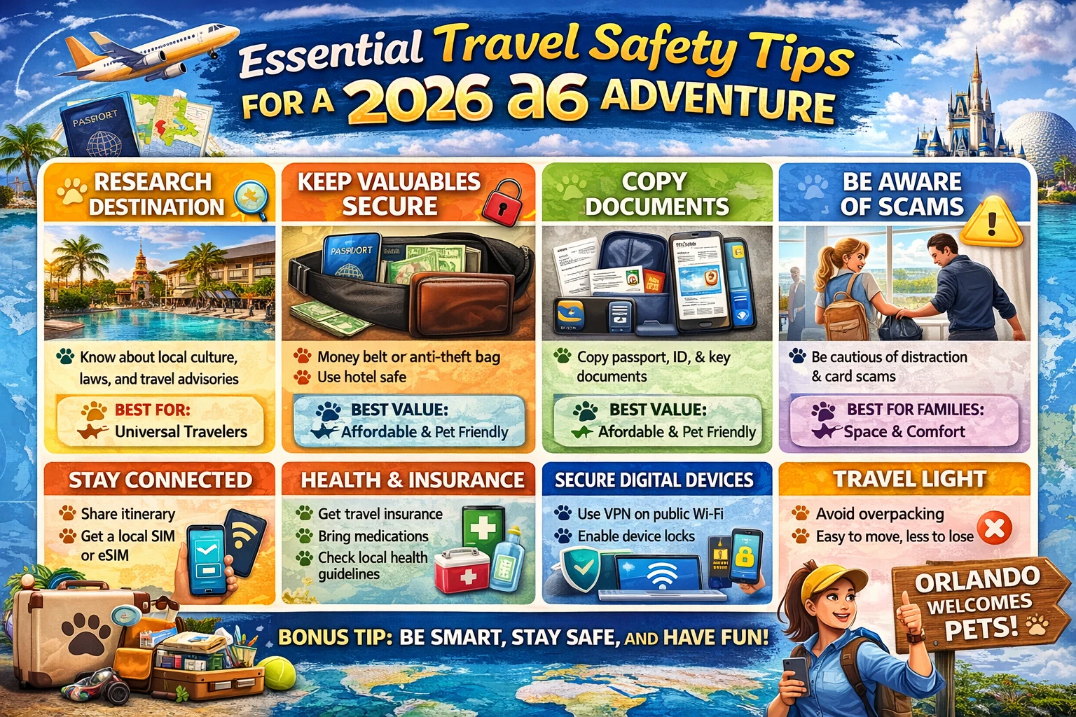 Home 3 Travel safety tips for stress-free adventures