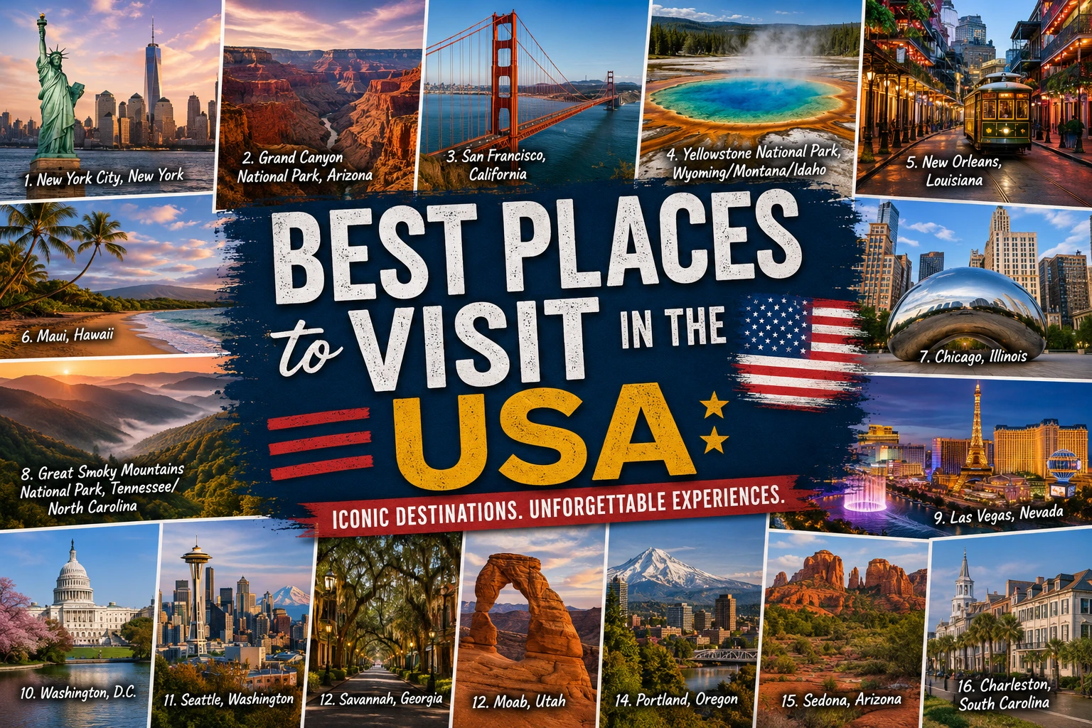 The Ultimate Guide to the Best Places to Visit in USA in 2026 1 Best Places to Visit in USA