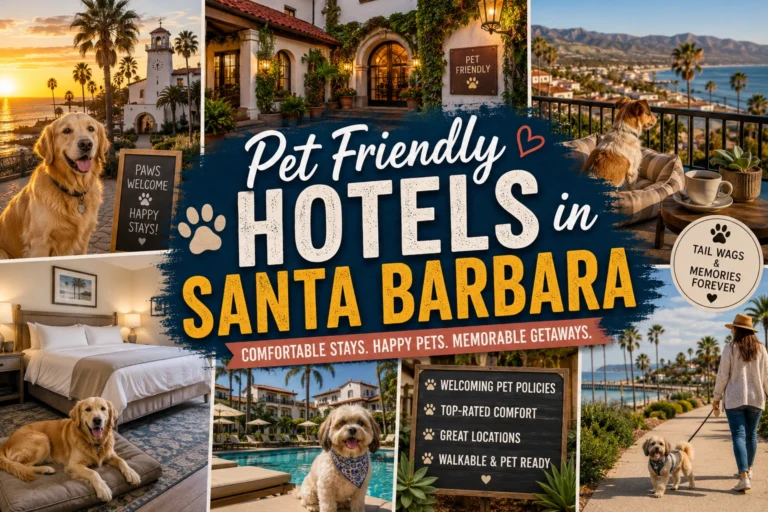 Pet friendly hotels in Santa Barbara