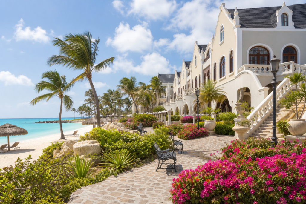 Where to Stay in Aruba in 2026: Best Areas & Hotels for Every Traveler 7 Dutch Caribbean style beach resort on Eagle Beach Aruba