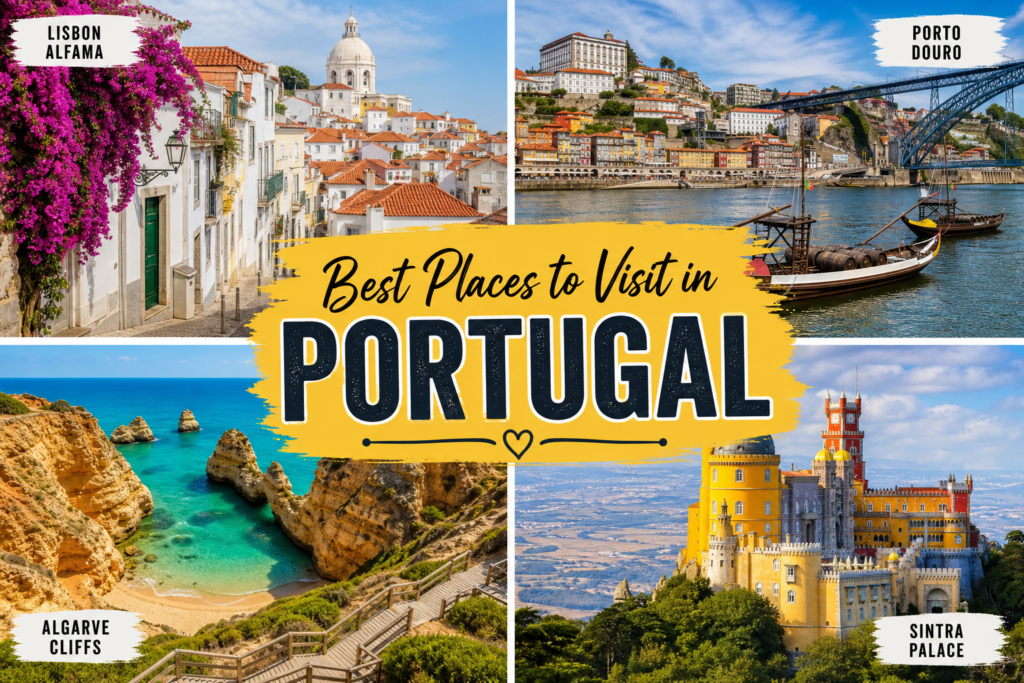 The 15 Best Places to Visit in Portugal in 2026 6 Best places to visit in Portugal collage