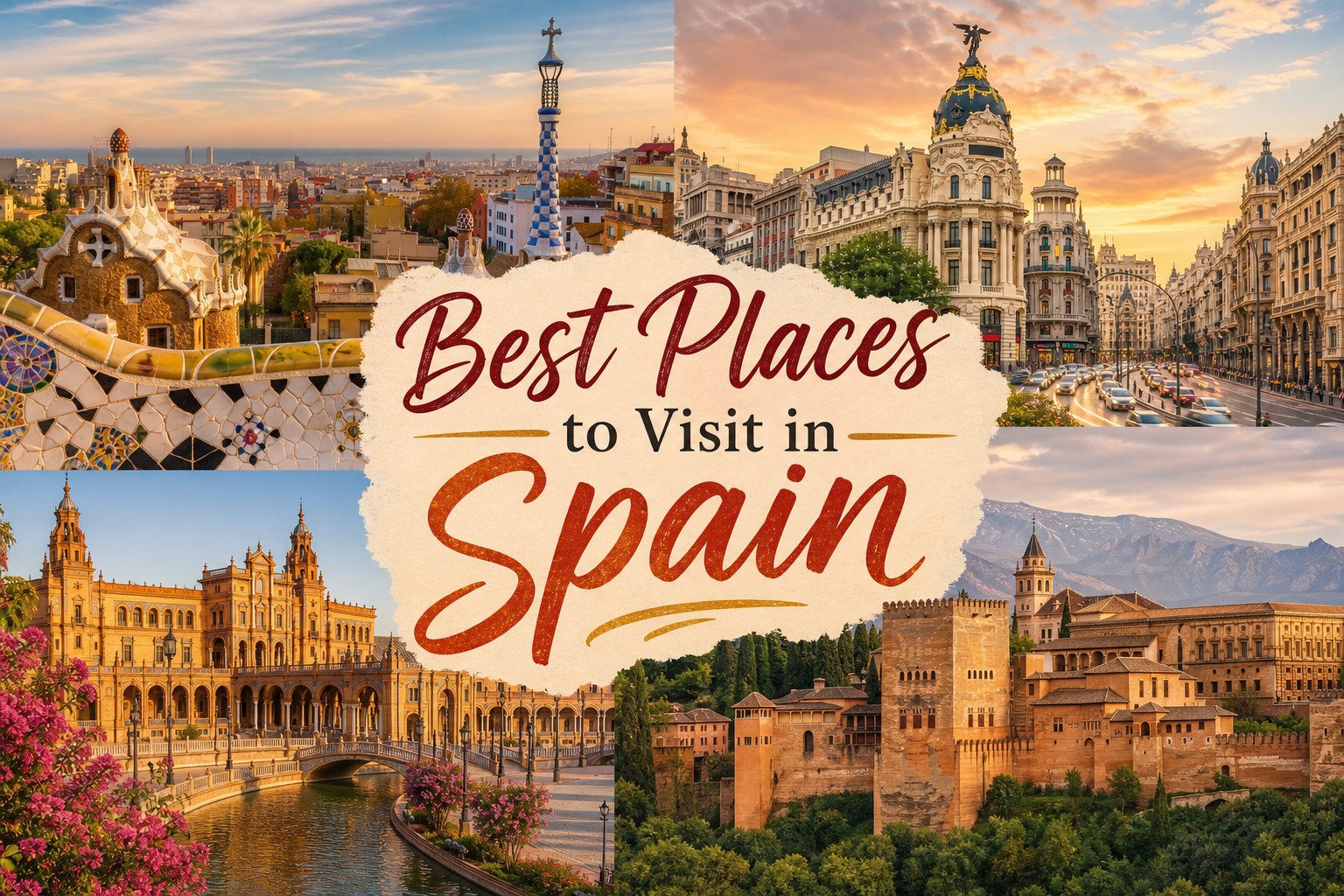The 15 Best Places to Visit in Spain in 2026 1 Best places to visit in Spain collage
