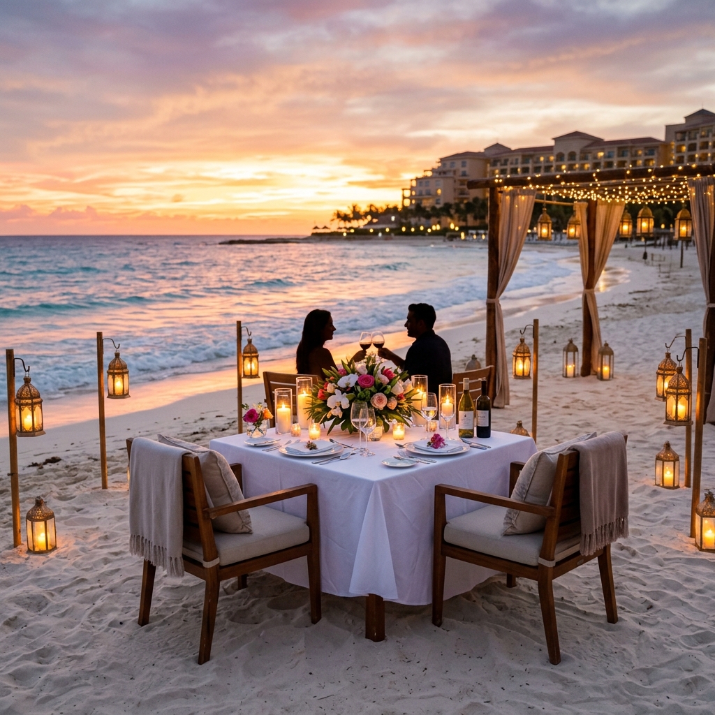 The Ultimate Guide to the Best Time to Visit Cancun in 2026 12 Romantic Sunset Beach Dinner in Cancun