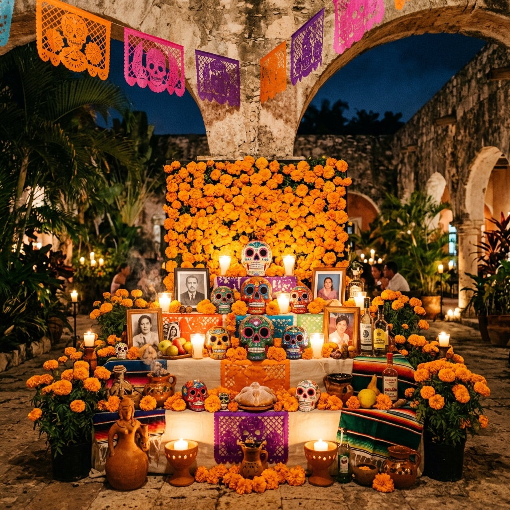 The Ultimate Guide to the Best Time to Visit Cancun in 2026 9 Day of the Dead Altar in Cancun