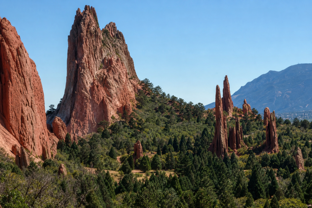 Garden of the Gods red rock formations