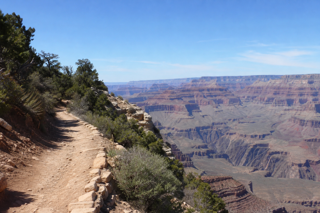 Grand Canyon May hiking trail spring