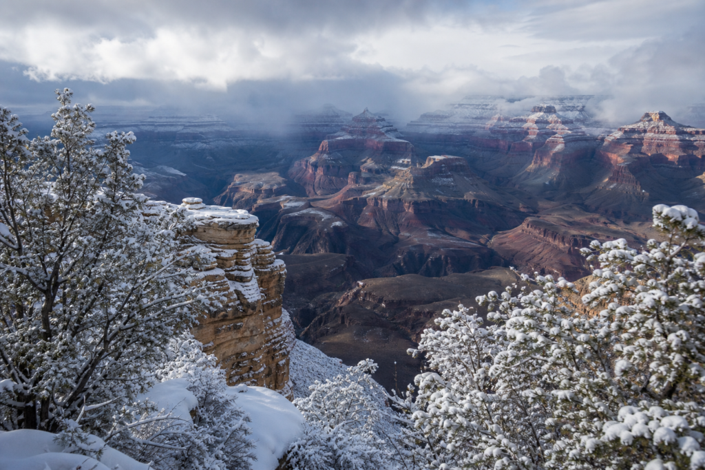 Grand Canyon January deep winter