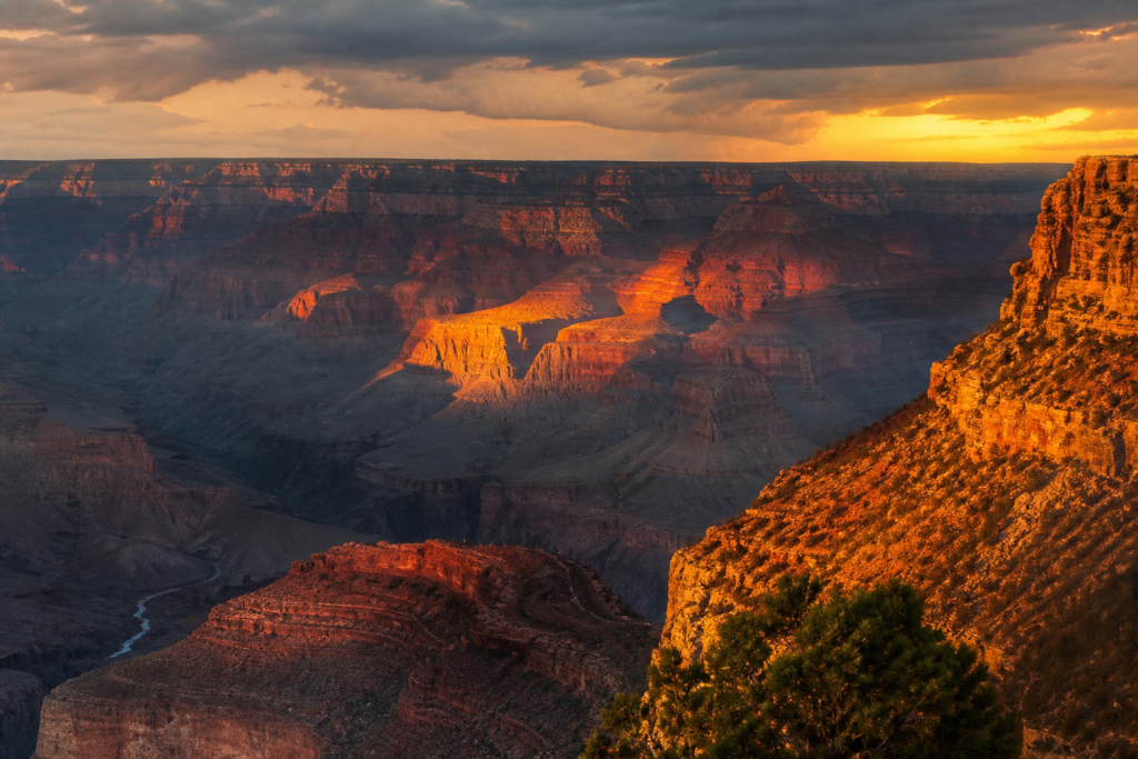 Grand Canyon golden hour photography