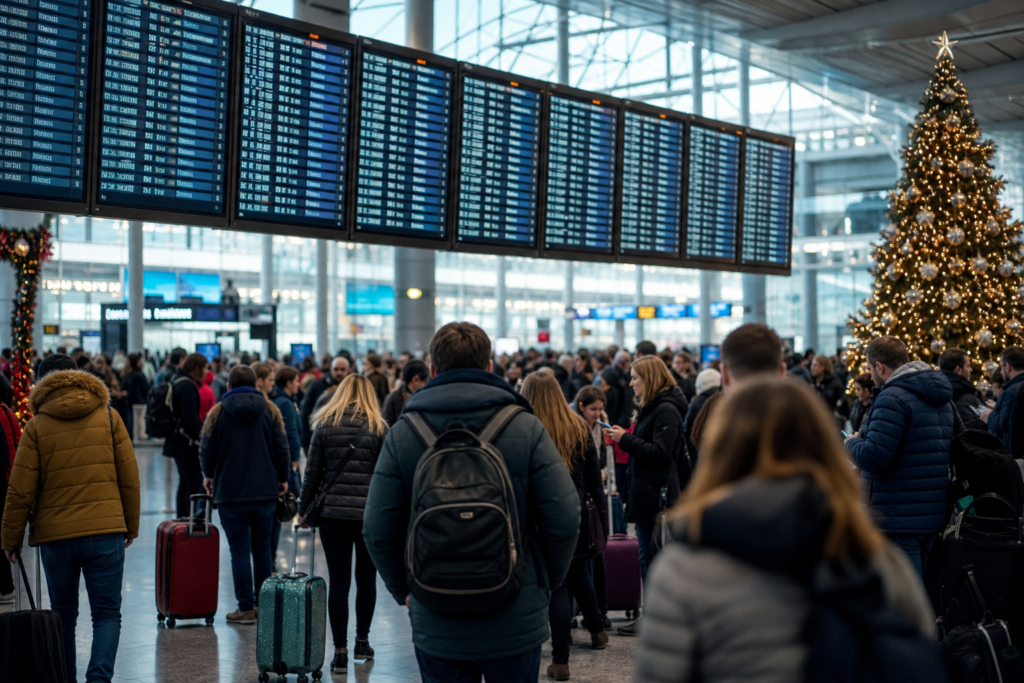 Essential Holiday Travel Tips for 2026: Your Stress-Free Guide to the Festive Season 2 Airport departure board holiday travel