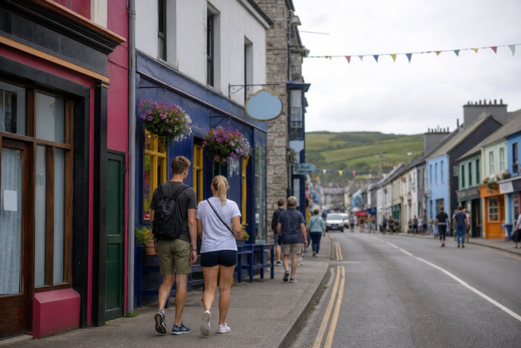 Spontaneous stroll in Irish village