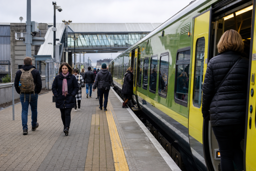 Irish public transport train station