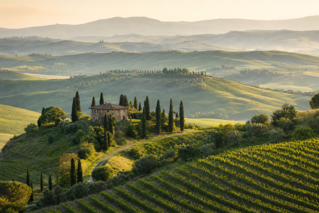 Tuscany countryside Italy