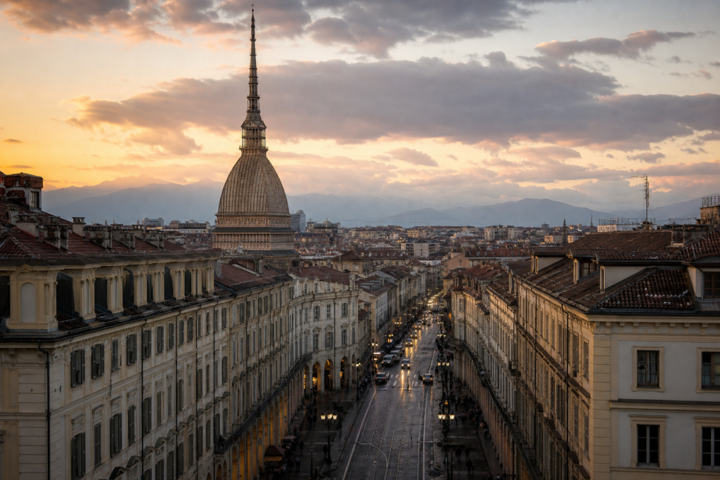 Turin skyline Italy