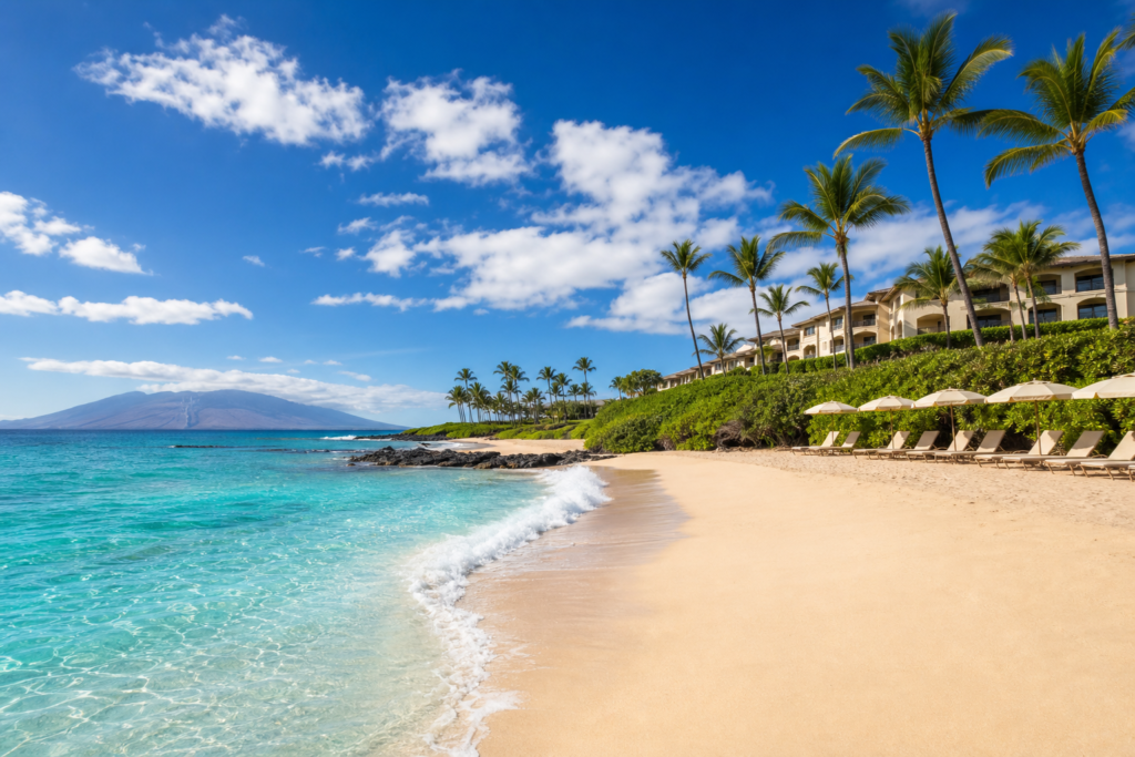Wailea luxury beach Maui