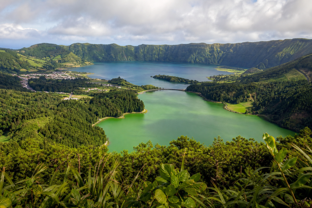 Azores Sao Miguel crater lakes Portugal