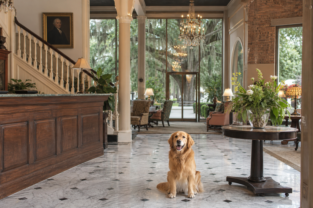 Pet friendly boutique hotel in Savannah