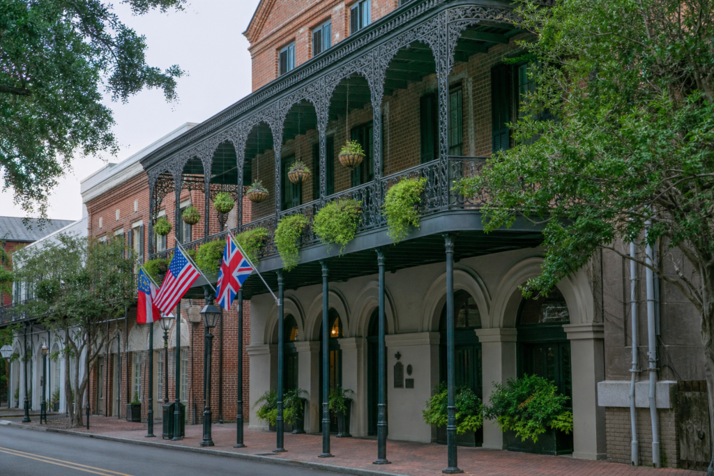 Marshall House historic inn Savannah