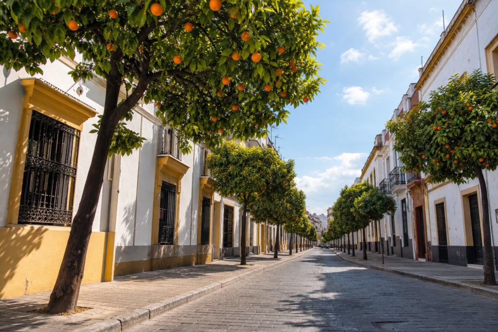 The Ultimate Guide to the Best Time to Visit Spain in 2026 9 April Spain orange trees Seville