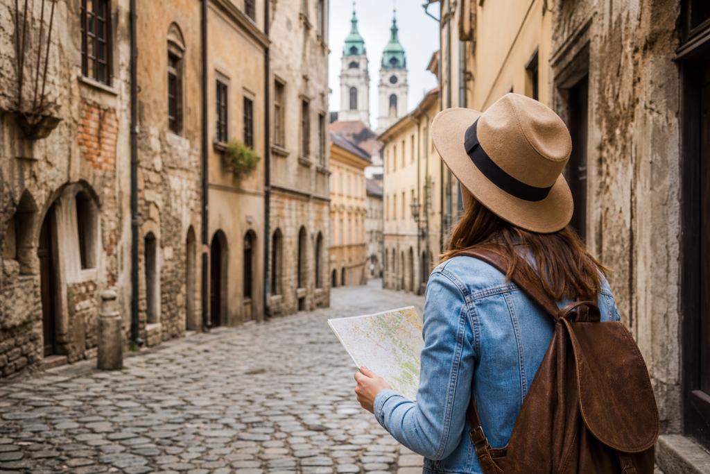 The Best Travel Tips Websites for 2026: Your Ultimate Guide 5 Traveler exploring old city street