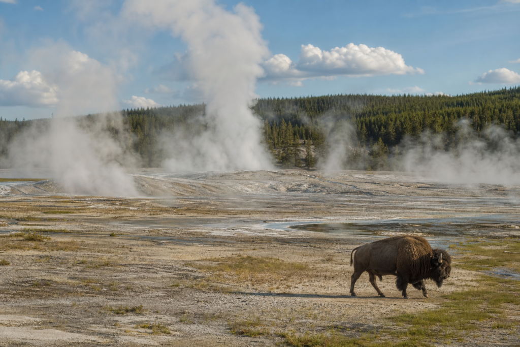 Yellowstone National Park geysers