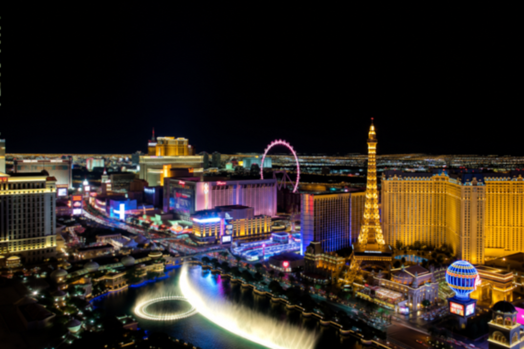 Las Vegas Strip night lights