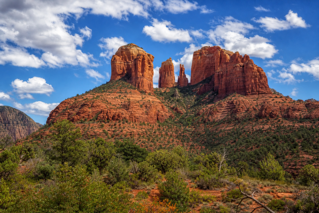 Sedona red rock formations Arizona