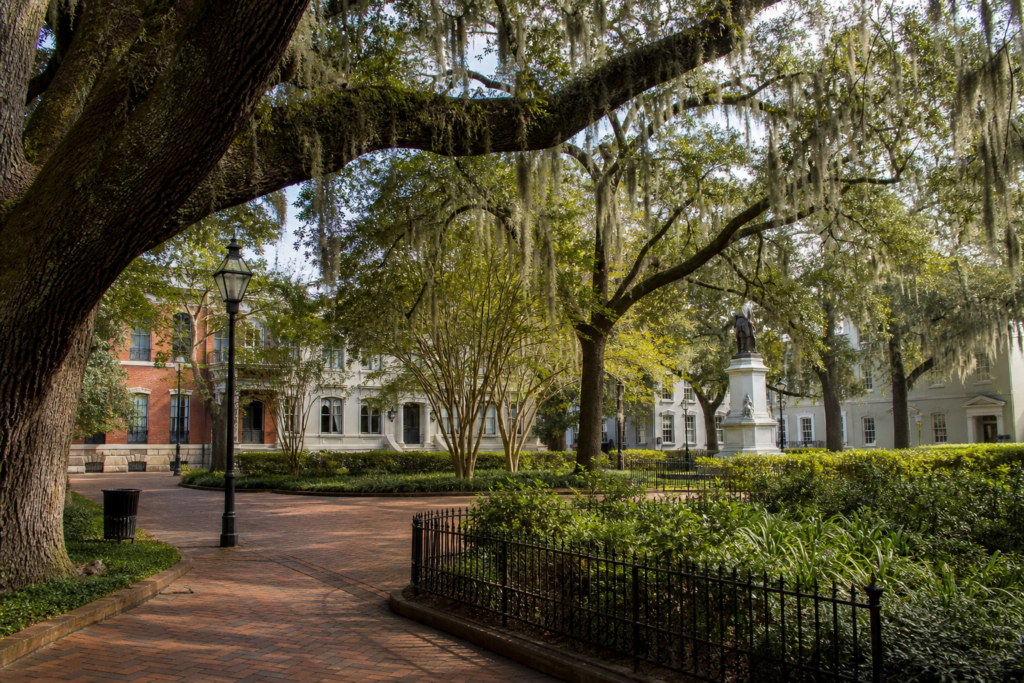 Savannah Georgia historic squares