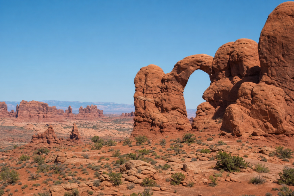 Moab Utah red rock desert
