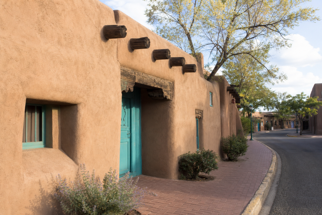 Santa Fe adobe architecture New Mexico