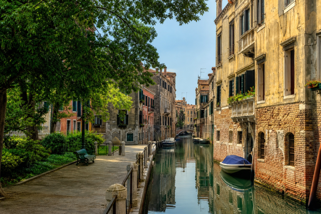 The Ultimate Guide to Where to Stay in Venice in 2026 5 Quiet Castello neighborhood with green spaces in Venice