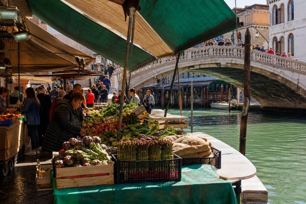 The Ultimate Guide to Where to Stay in Venice in 2026 8 San Polo Rialto market life in Venice