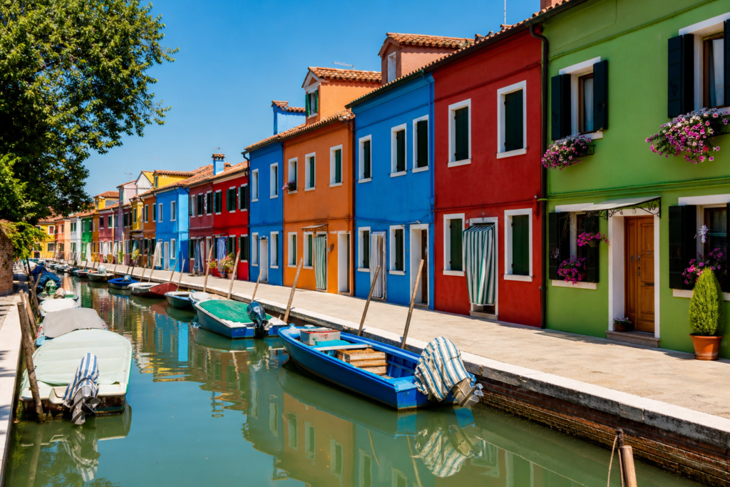 The Ultimate Guide to Where to Stay in Venice in 2026 10 Colorful Burano houses and canals near Venice