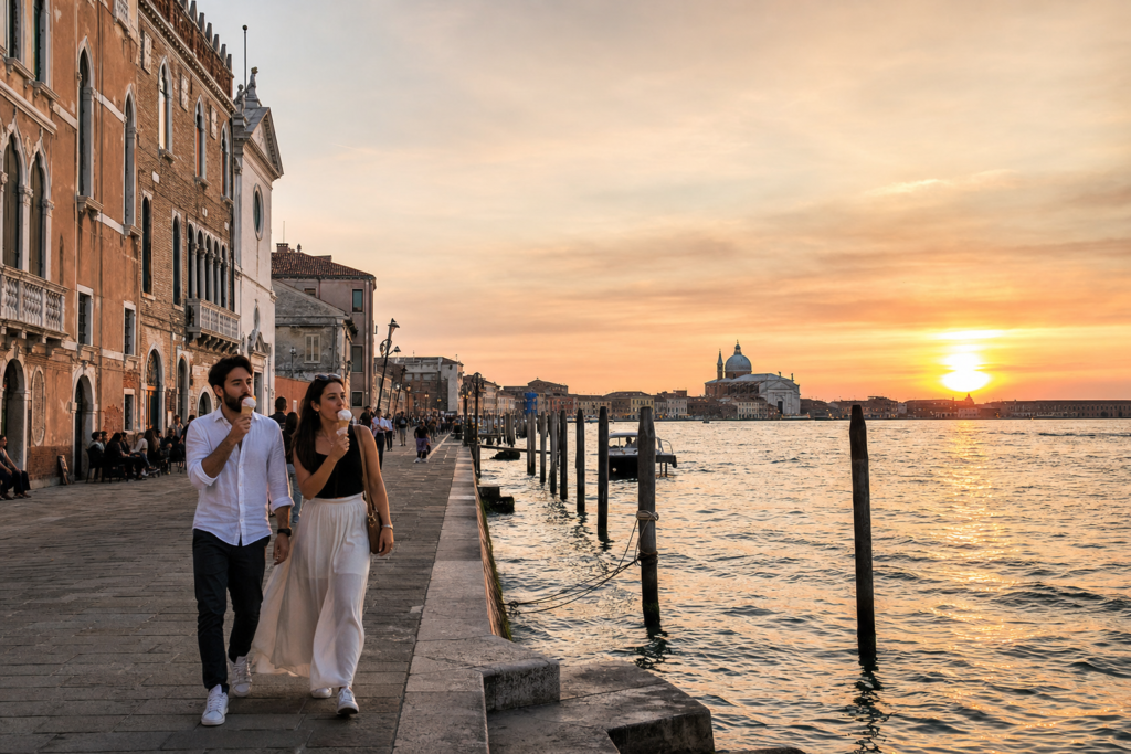 The Ultimate Guide to Where to Stay in Venice in 2026 14 Zattere waterfront promenade at sunset in Venice