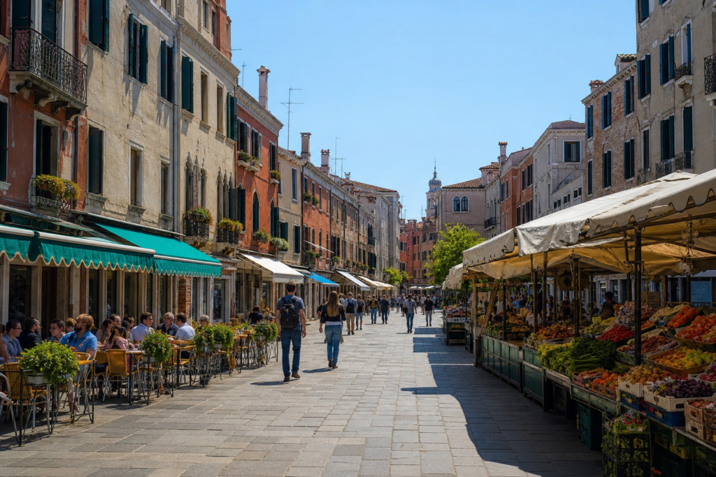 The Ultimate Guide to Where to Stay in Venice in 2026 15 Via Garibaldi local street in Castello Venice