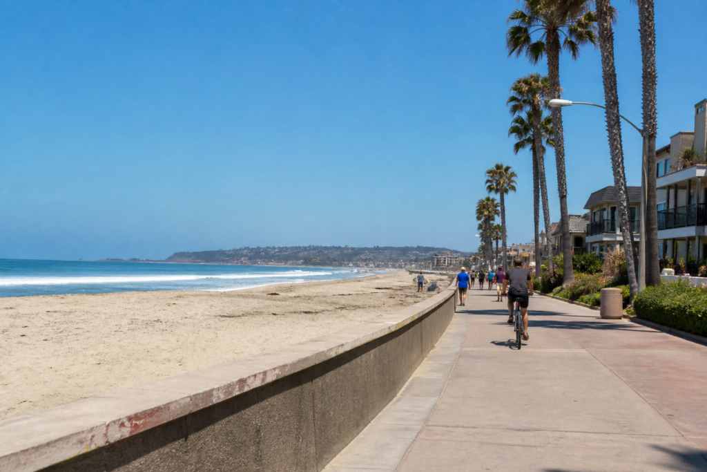 Where to Stay in San Diego in 2026: Best Neighborhoods & Hotels 4 Pacific Beach San Diego boardwalk surf vibes