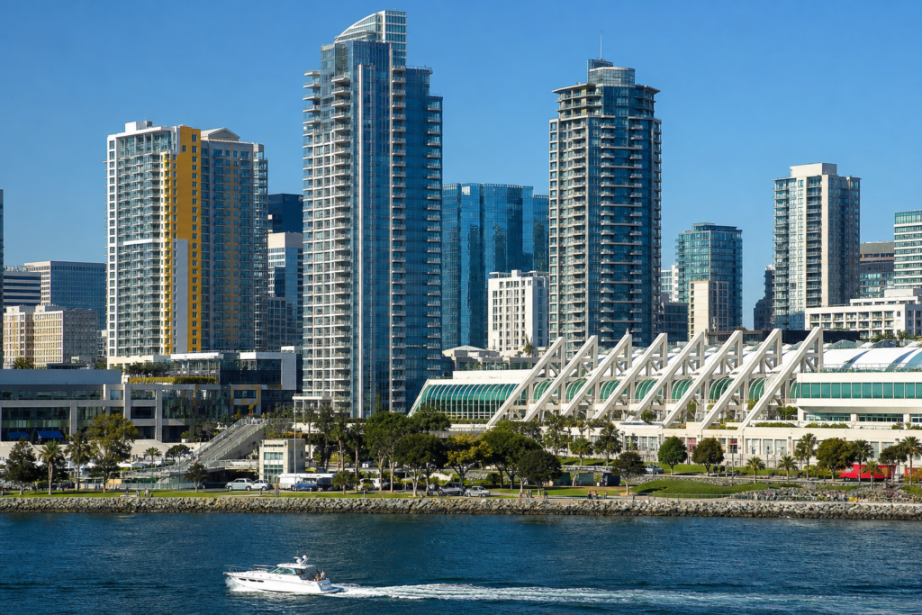 Where to Stay in San Diego in 2026: Best Neighborhoods & Hotels 9 Downtown San Diego bayfront skyline hotels